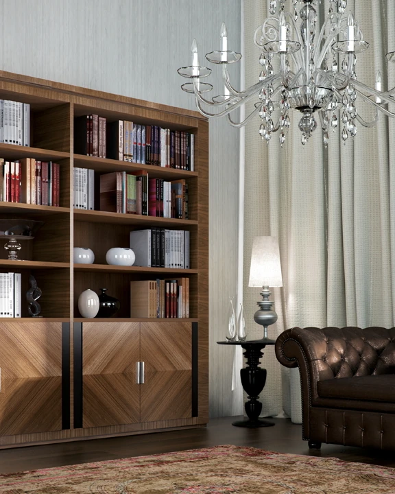 Versus — American walnut with lacquered detail — contemporary executive style