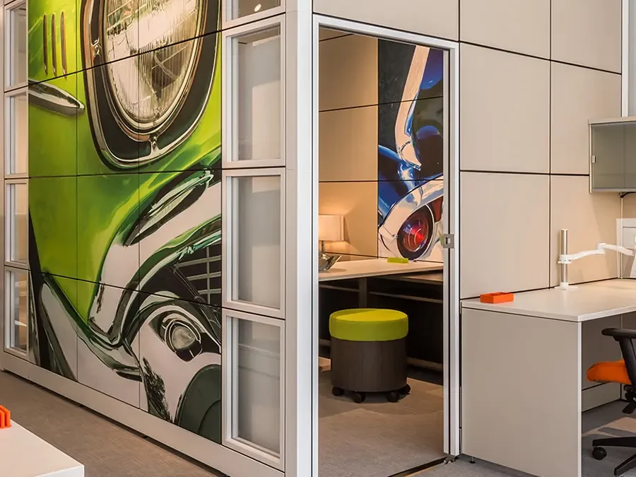 Evolve modular workspace system by Global Furniture Group