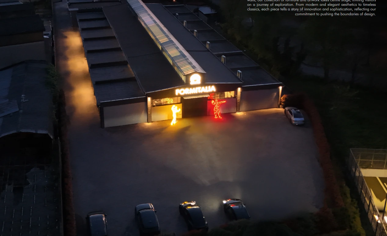 Formitalia Milan Showroom — aerial view