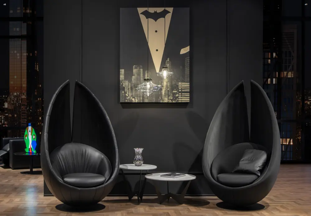 Wayne Enterprises HOME Collection — pod chairs