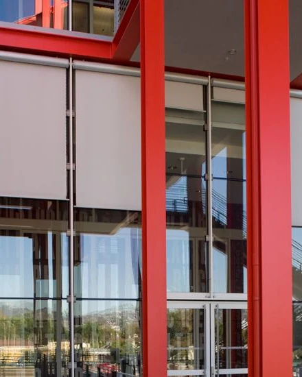 Hunter Douglas Exterior Roller Shades — commercial roller shades